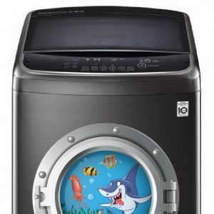 Decal dán tường Decal trang trí máy giặt số 1 Decal dán tường Decal trang trí máy giặt số 1